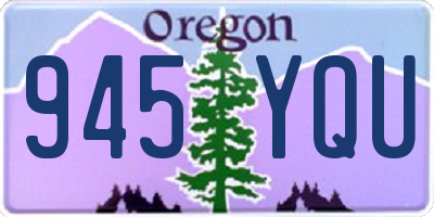 OR license plate 945YQU