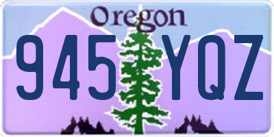 OR license plate 945YQZ