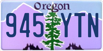 OR license plate 945YTN