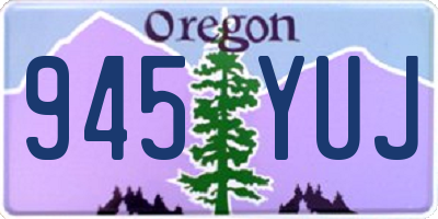 OR license plate 945YUJ