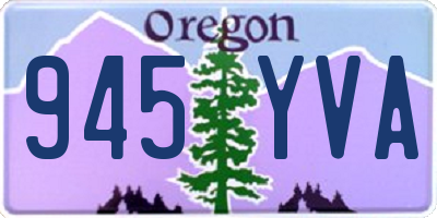 OR license plate 945YVA