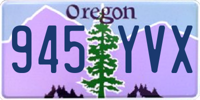 OR license plate 945YVX