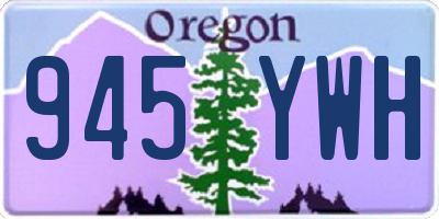OR license plate 945YWH