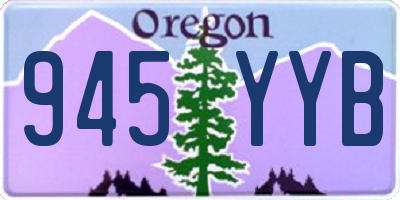 OR license plate 945YYB