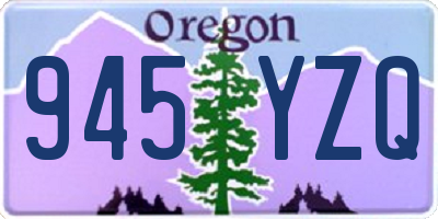 OR license plate 945YZQ