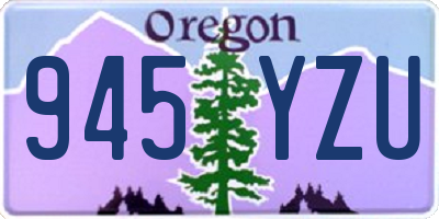 OR license plate 945YZU
