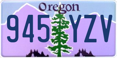 OR license plate 945YZV