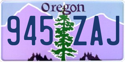 OR license plate 945ZAJ