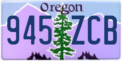 OR license plate 945ZCB