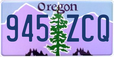 OR license plate 945ZCQ