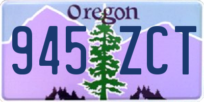 OR license plate 945ZCT