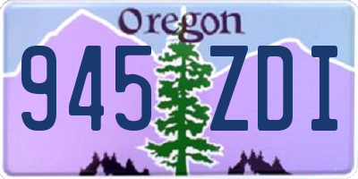 OR license plate 945ZDI