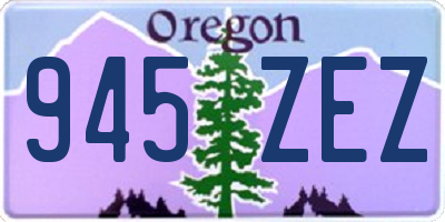 OR license plate 945ZEZ