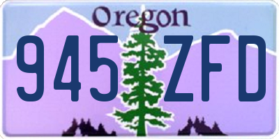 OR license plate 945ZFD