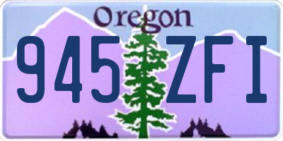 OR license plate 945ZFI
