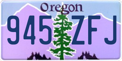 OR license plate 945ZFJ