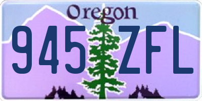 OR license plate 945ZFL