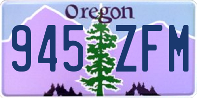 OR license plate 945ZFM