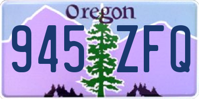 OR license plate 945ZFQ