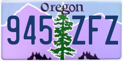 OR license plate 945ZFZ