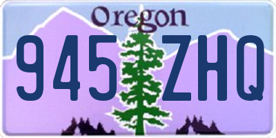 OR license plate 945ZHQ