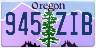 OR license plate 945ZIB