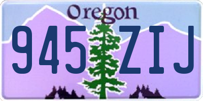 OR license plate 945ZIJ