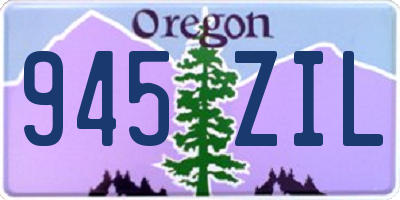 OR license plate 945ZIL