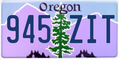 OR license plate 945ZIT