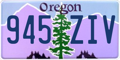 OR license plate 945ZIV