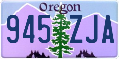 OR license plate 945ZJA
