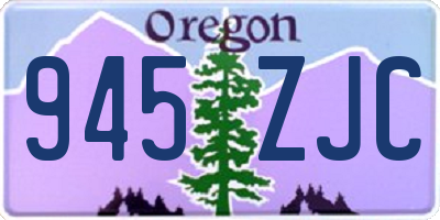 OR license plate 945ZJC
