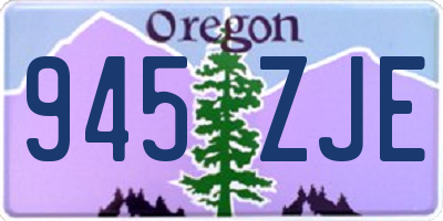 OR license plate 945ZJE