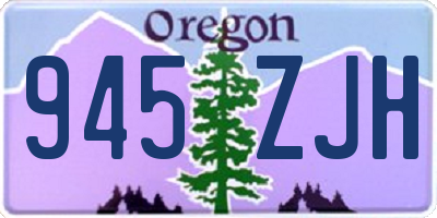 OR license plate 945ZJH