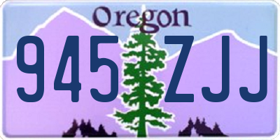 OR license plate 945ZJJ