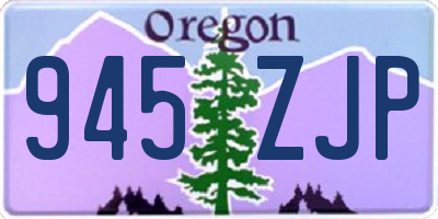 OR license plate 945ZJP