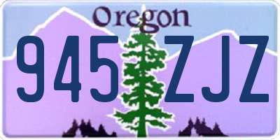 OR license plate 945ZJZ