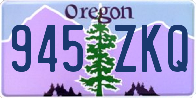 OR license plate 945ZKQ