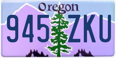 OR license plate 945ZKU
