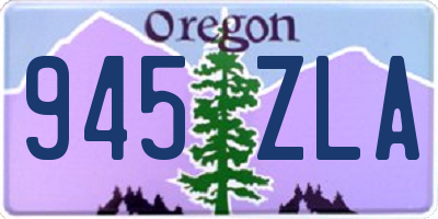 OR license plate 945ZLA