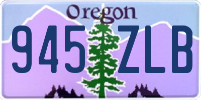 OR license plate 945ZLB