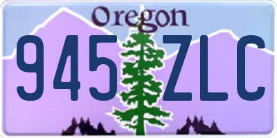 OR license plate 945ZLC