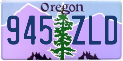 OR license plate 945ZLD