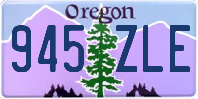 OR license plate 945ZLE