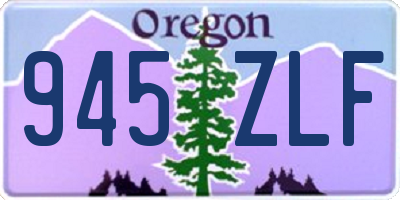 OR license plate 945ZLF