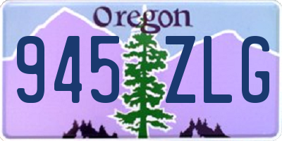 OR license plate 945ZLG
