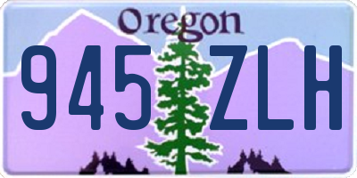 OR license plate 945ZLH
