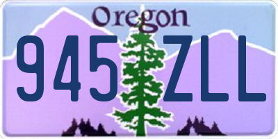 OR license plate 945ZLL