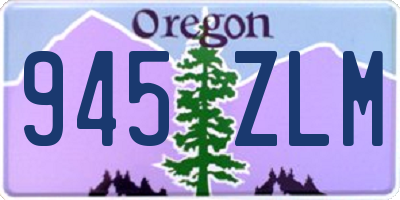 OR license plate 945ZLM