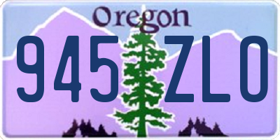 OR license plate 945ZLO